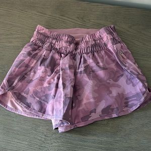 Lululemon pink tie dye Tracker shorts. New without tags!